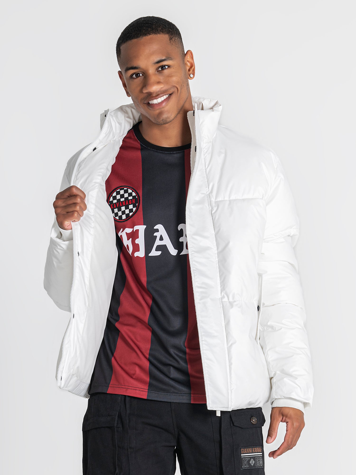 puffers / White Statement Puffer Jacket