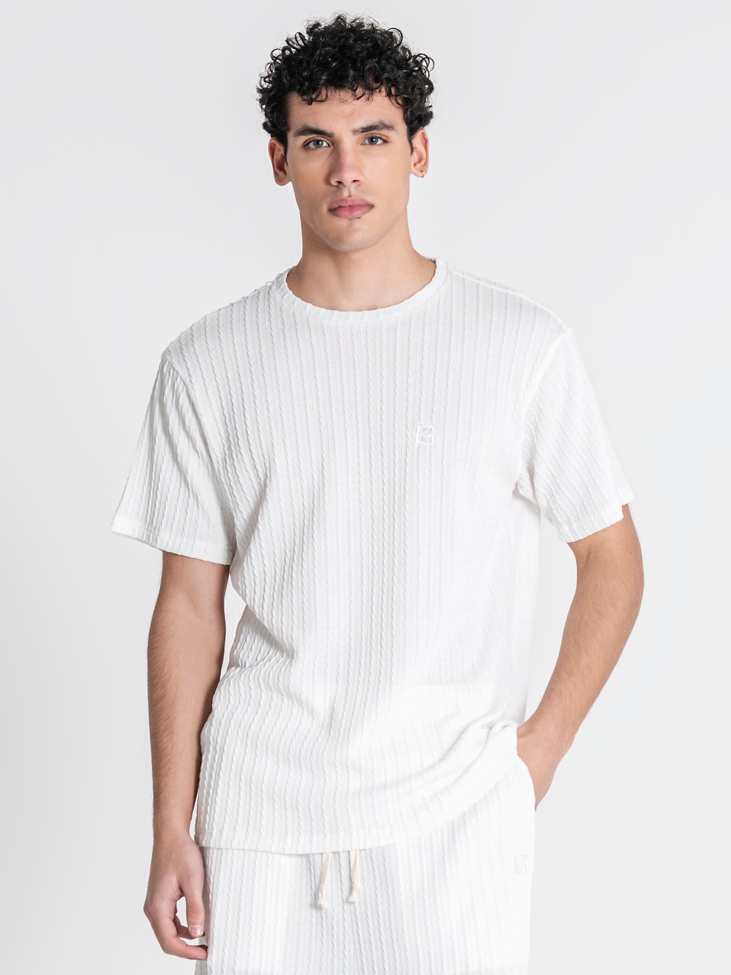 White Tactile Tee