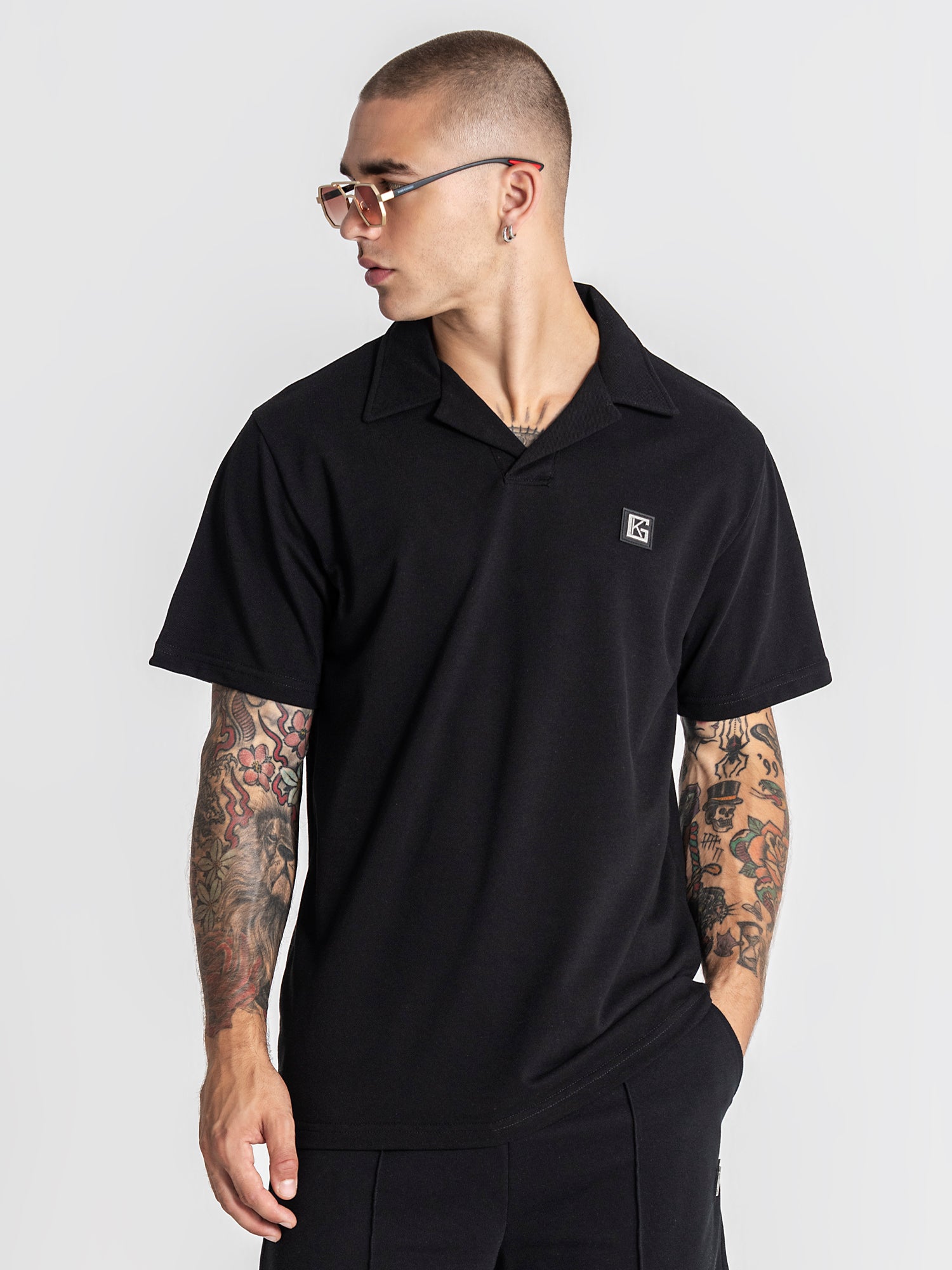 Black GK Piquet Polo