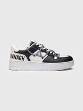 sneakers / Black Wrapped Striped Sneakers