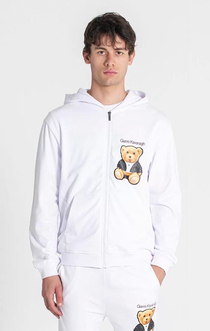 zip jackets / White GK Teddy Bear Hoodie Jacket