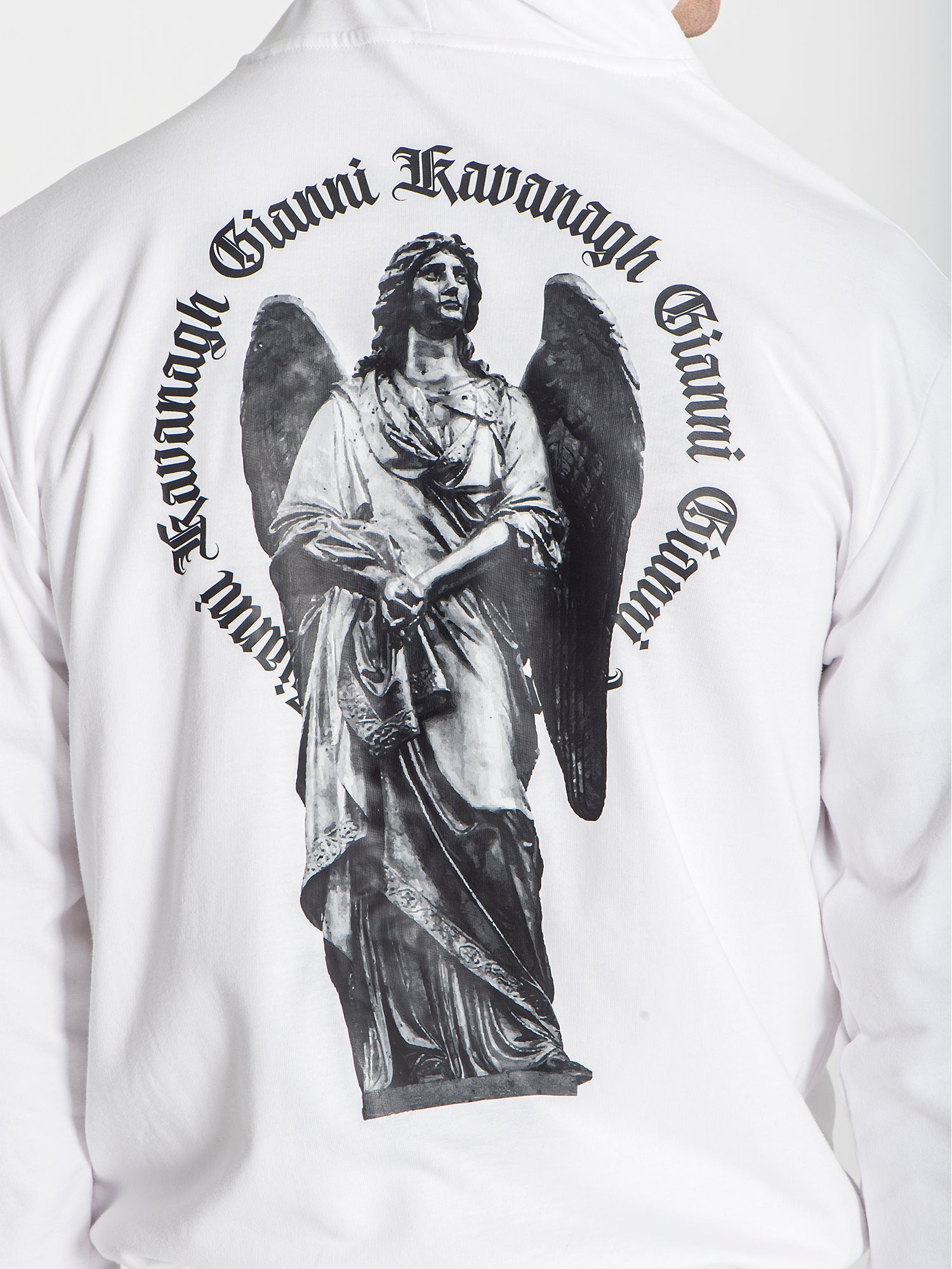 White Saint Hoodie Jacket