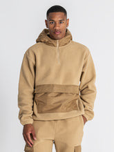 hoodies / Camel Cargo Sherpa Hoodie