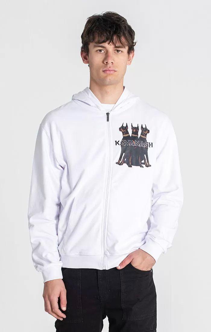 zip jackets / White Anger Hoodie Jacket