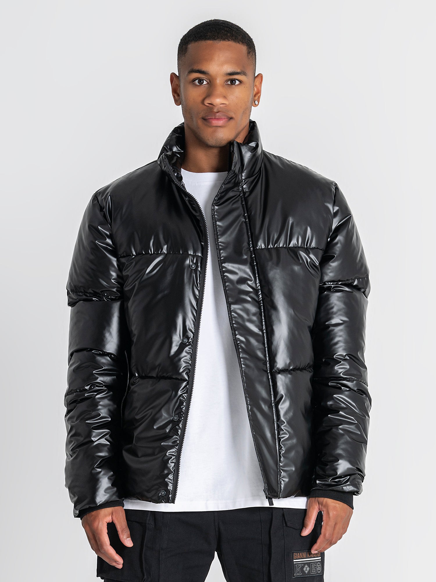 Black Statement Puffer Jacket