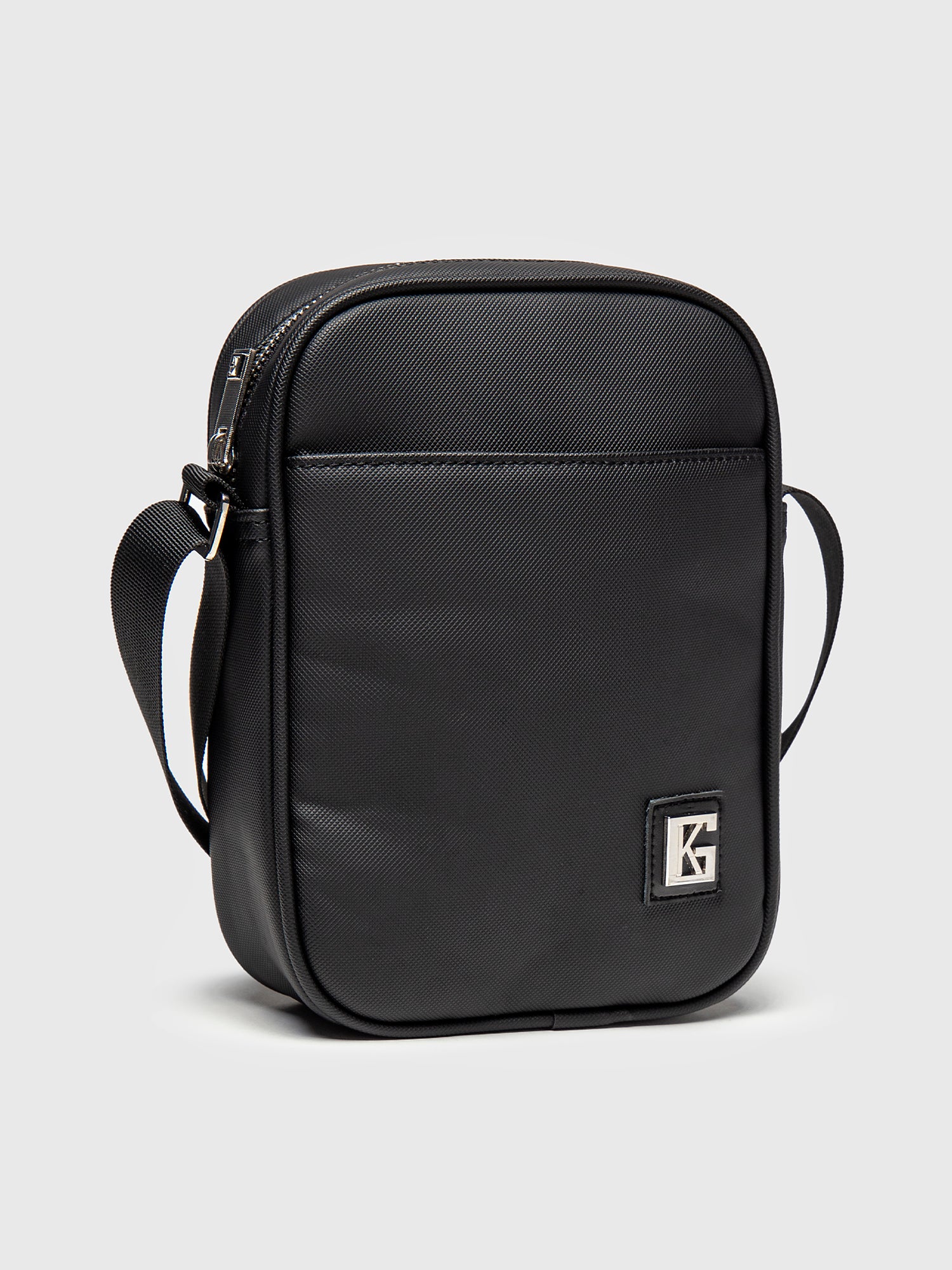 Black iD Vertical Shoulder Bag