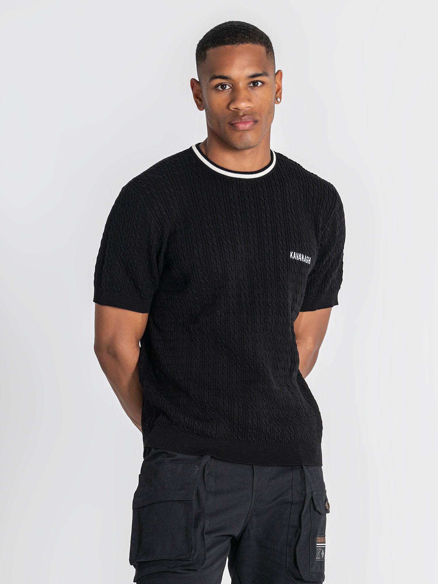 Black Kavanagh Knit Tee