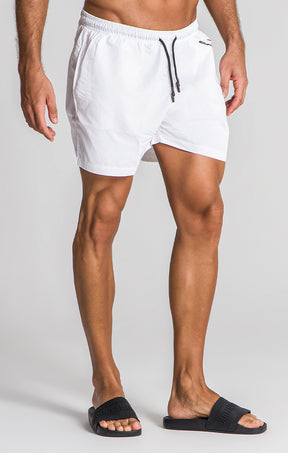 White L.A. Swimshorts