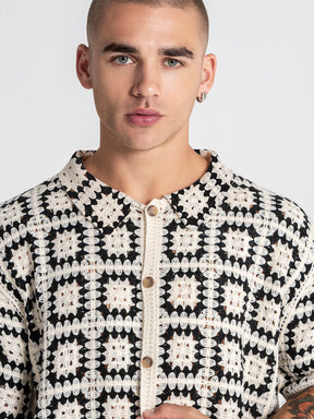 shirts / Beige Nature Knit Shirt