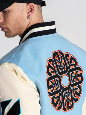 bombers / Blue Patches Bomber Jacket