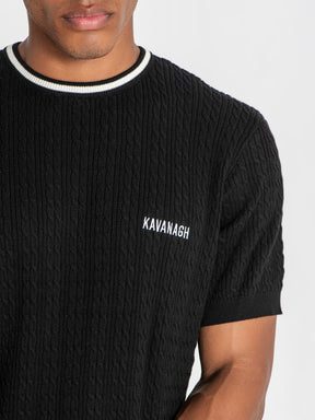 t-shirts / Black Kavanagh Knit Tee