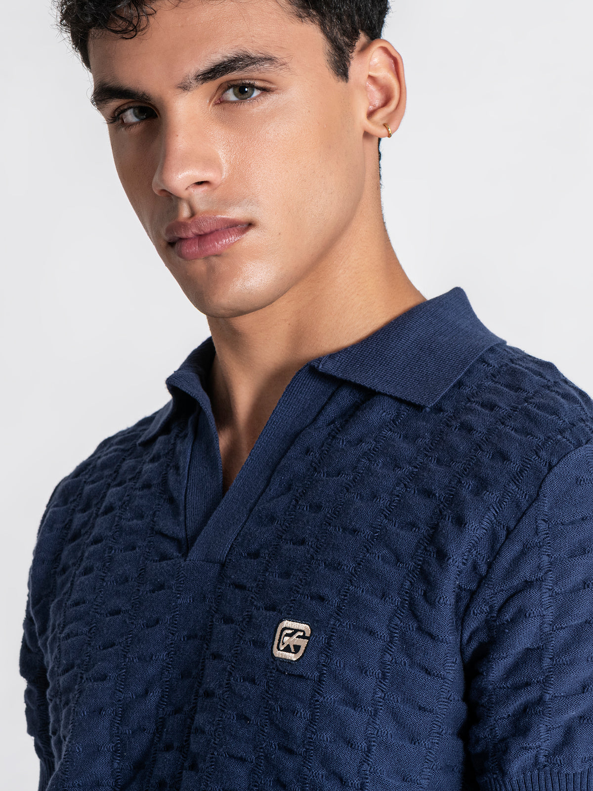 polos / Navy Blue GK Knit Polo
