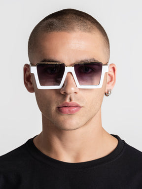 sunglasses / White Visionary Sunglasses