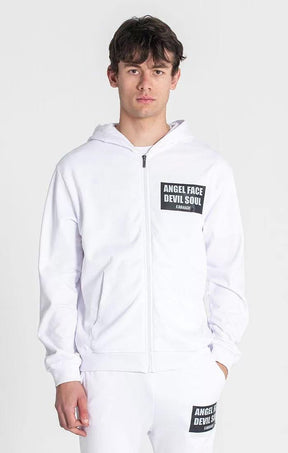 zip jackets / White Doppelganger Hoodie Jacket