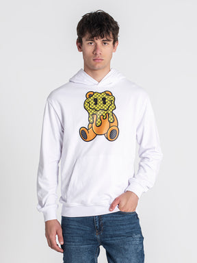 hoodies / White Melting Bear Hoodie