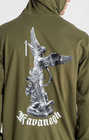 hoodies / Army Green Warrior Angel Hoodie