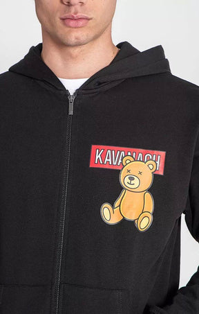 zip jackets / Black Bear Alert Hoodie Jacket