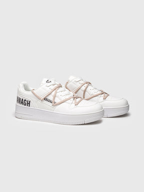 sneakers / White Wrapped Natural Sneakers