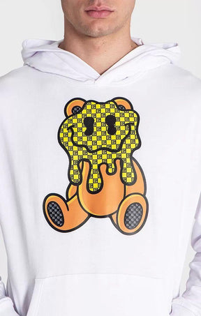 hoodies / White Melting Bear Hoodie