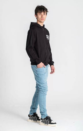 zip jackets / Black Doppelganger Hoodie Jacket