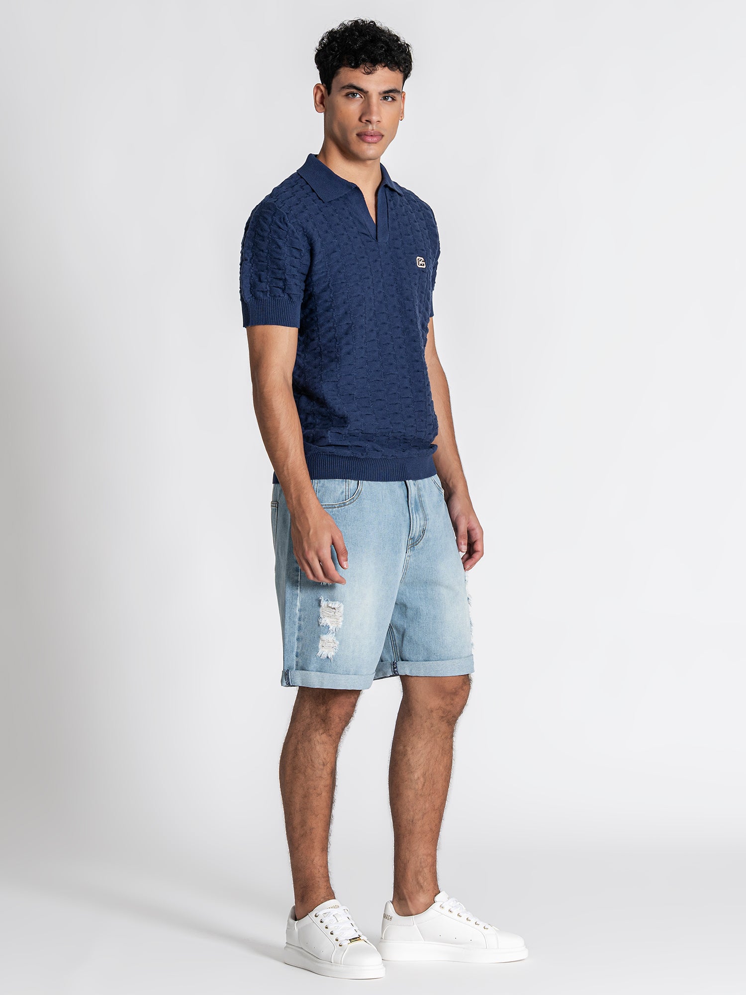 polos / Navy Blue GK Knit Polo