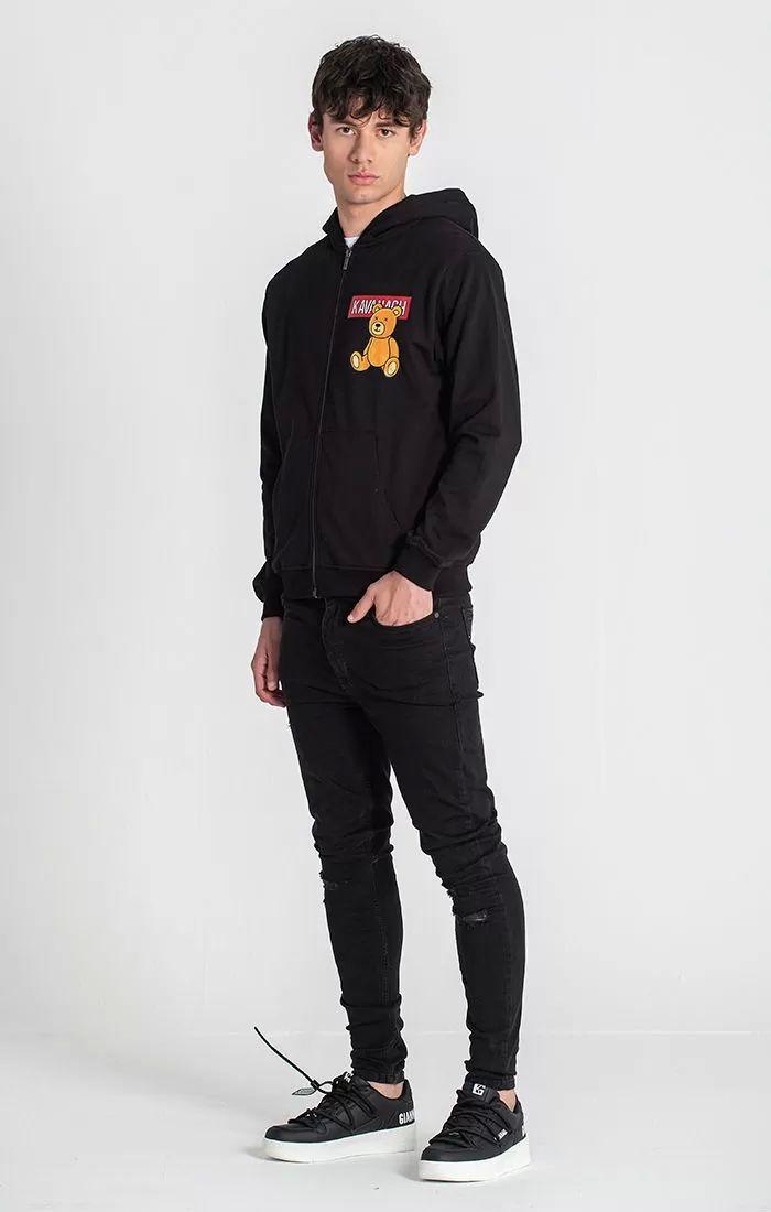 zip jackets / Black Bear Alert Hoodie Jacket