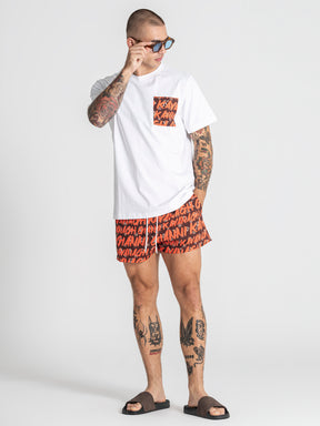 t-shirts / White Rebel Pocket Tee