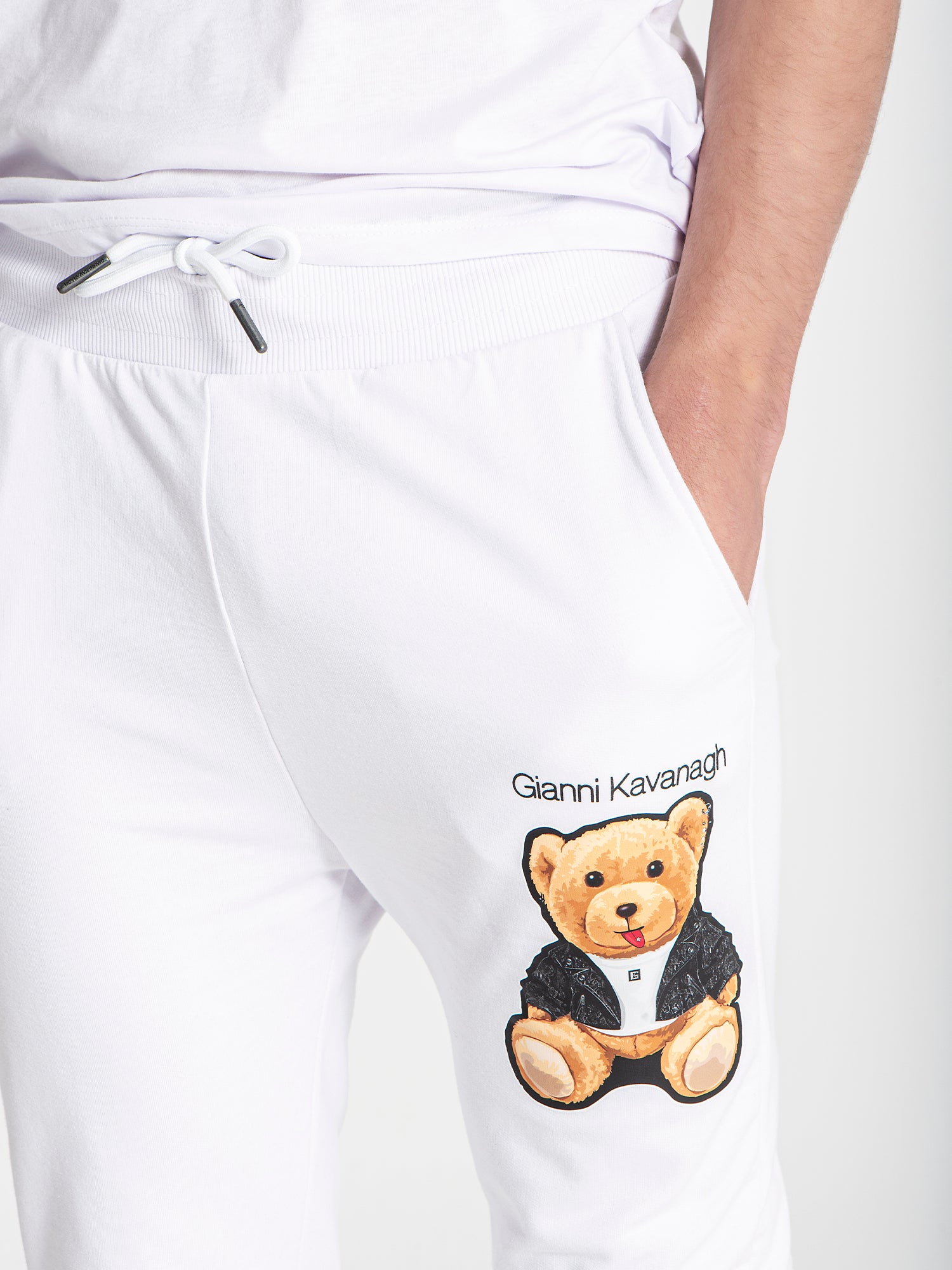 joggers / White GK Teddy Bear Joggers