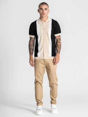 shirts / Black Tower Knit Shirt