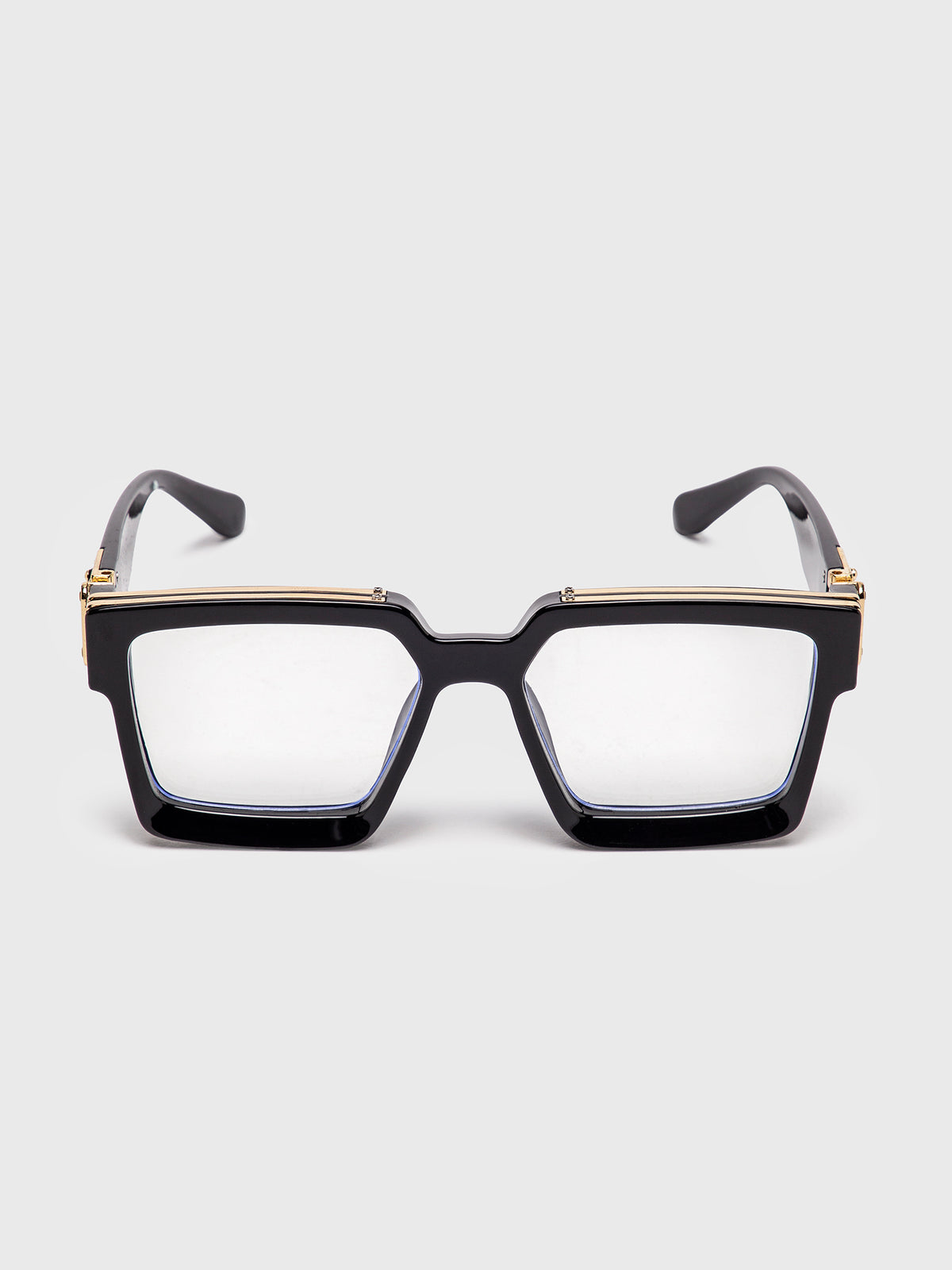 sunglasses / Black Clean Square Sunglasses