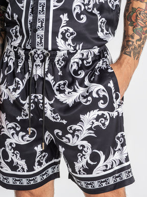shorts / Black Majestic Satin Shorts