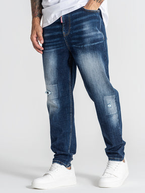 jeans / Dark Blue Rock Carrot Jeans