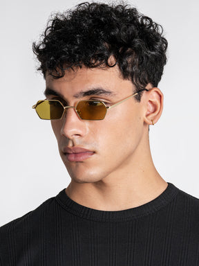 sunglasses / Green Geometric Sunglasses