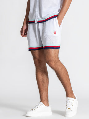 shirts / White Striped GK Knit Set