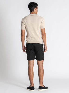polos / Beige GG Knit "V" Polo