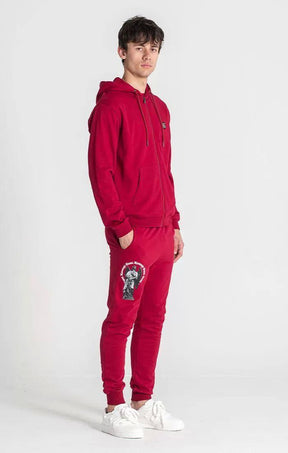 zip jackets / Burgundy Saint Hoodie Jacket