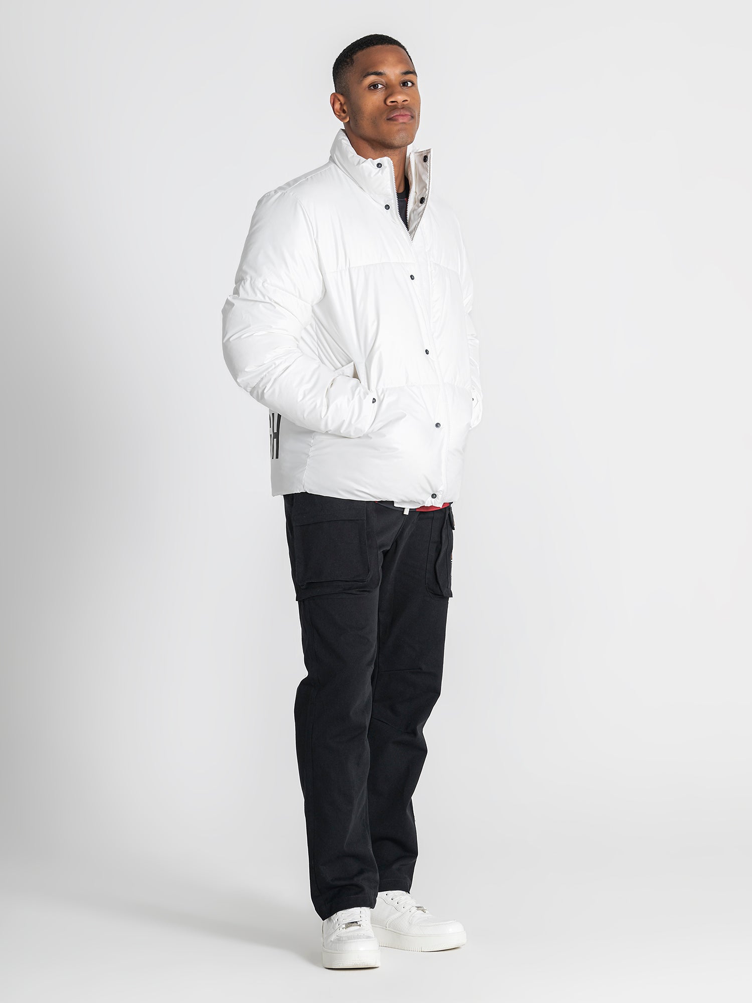 puffers / White Statement Puffer Jacket