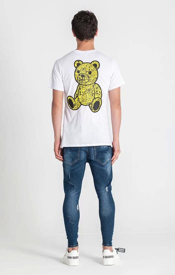 t-shirts / White Smiley Bear Tee