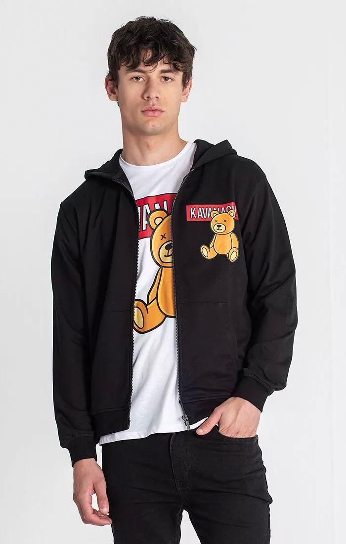 zip jackets / Black Bear Alert Hoodie Jacket