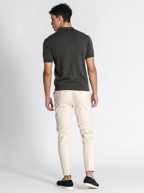 polos / Green GG Knit "V" Polo