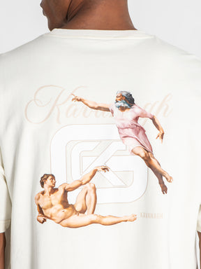 t-shirts / Beige Heresy Acid Wash Tee