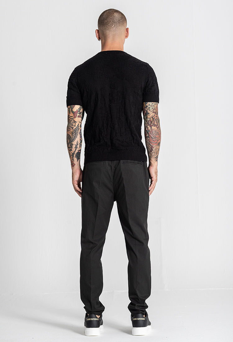 t-shirts / Black Majestic Knit Tee