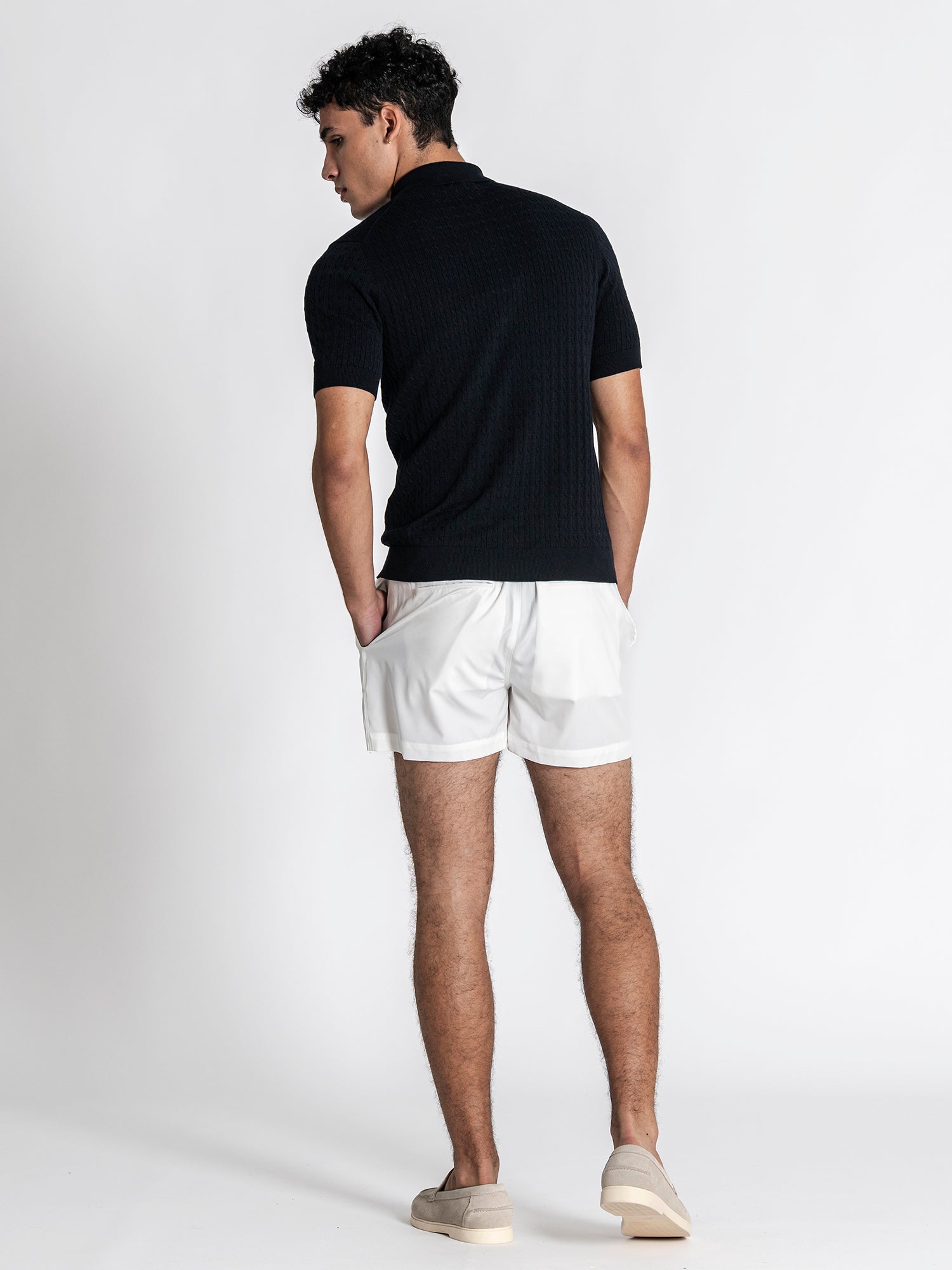 polos / Navy Blue GG Knit Polo