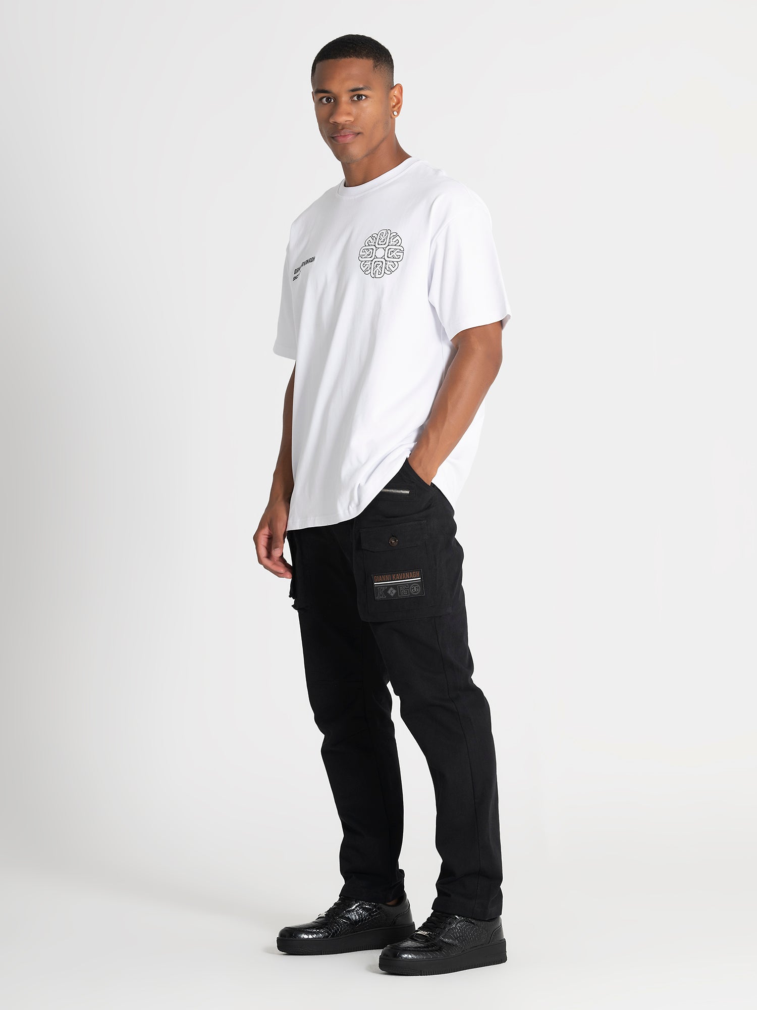 t-shirts / White Structure Tee