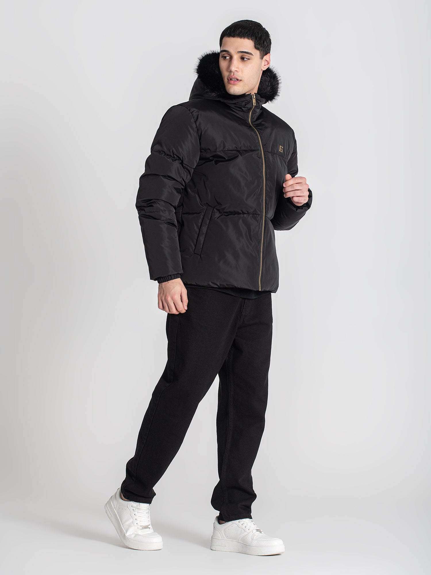 Black Core Puffer Jacket
