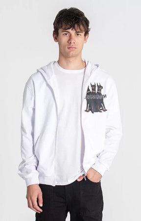 zip jackets / White Anger Hoodie Jacket