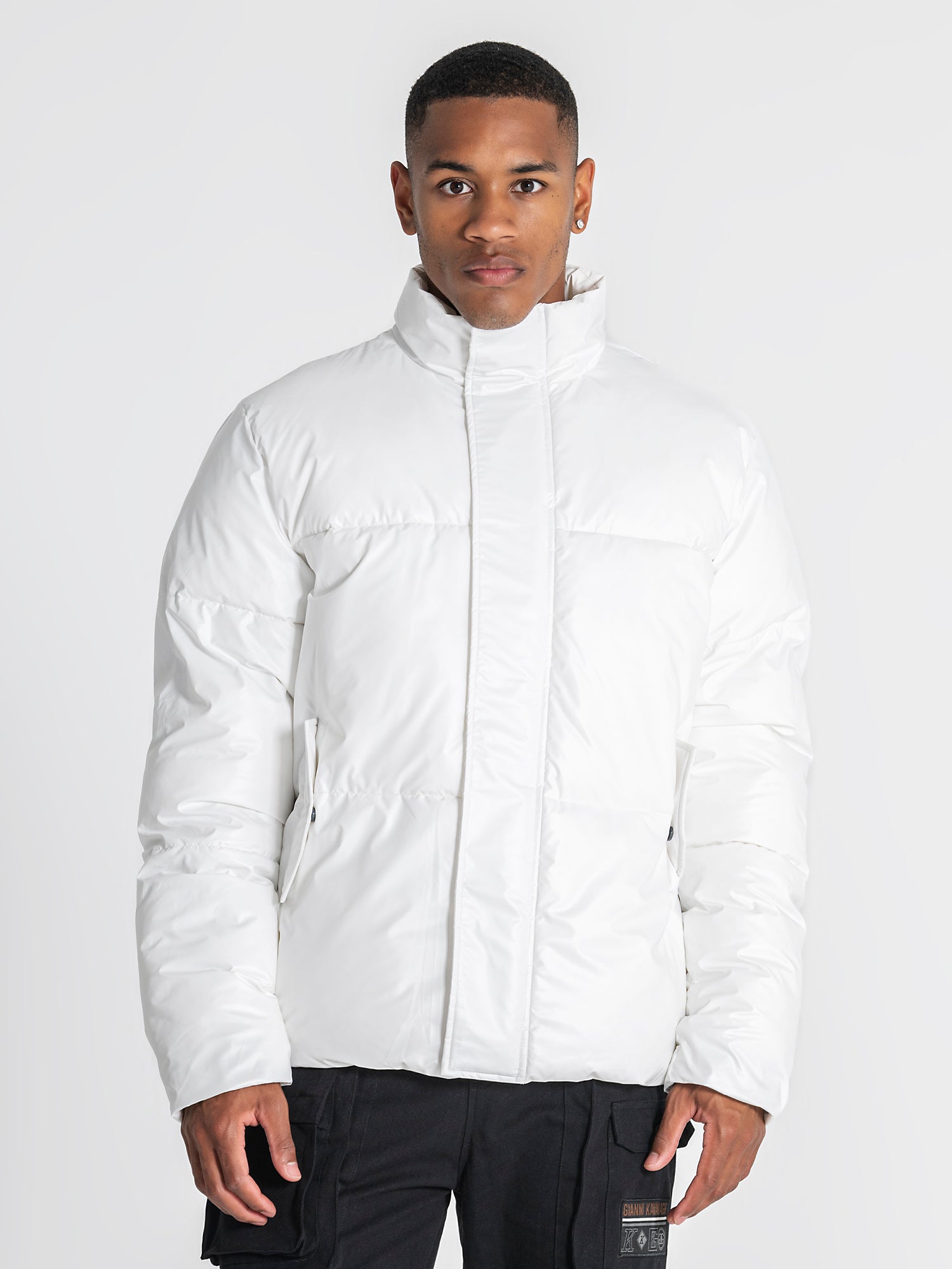 puffers / White Statement Puffer Jacket