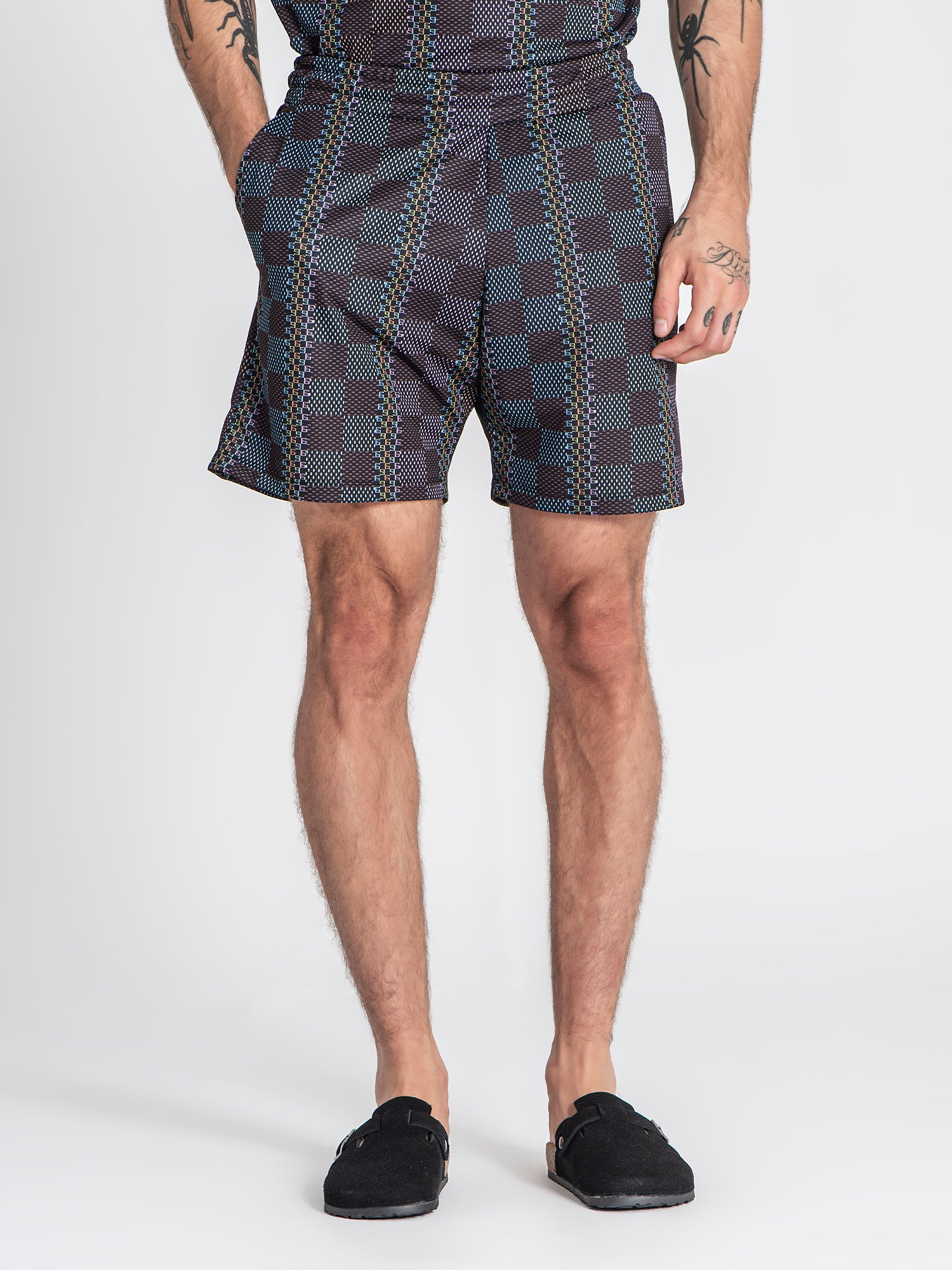 shorts / Multicolor Pixel Shorts
