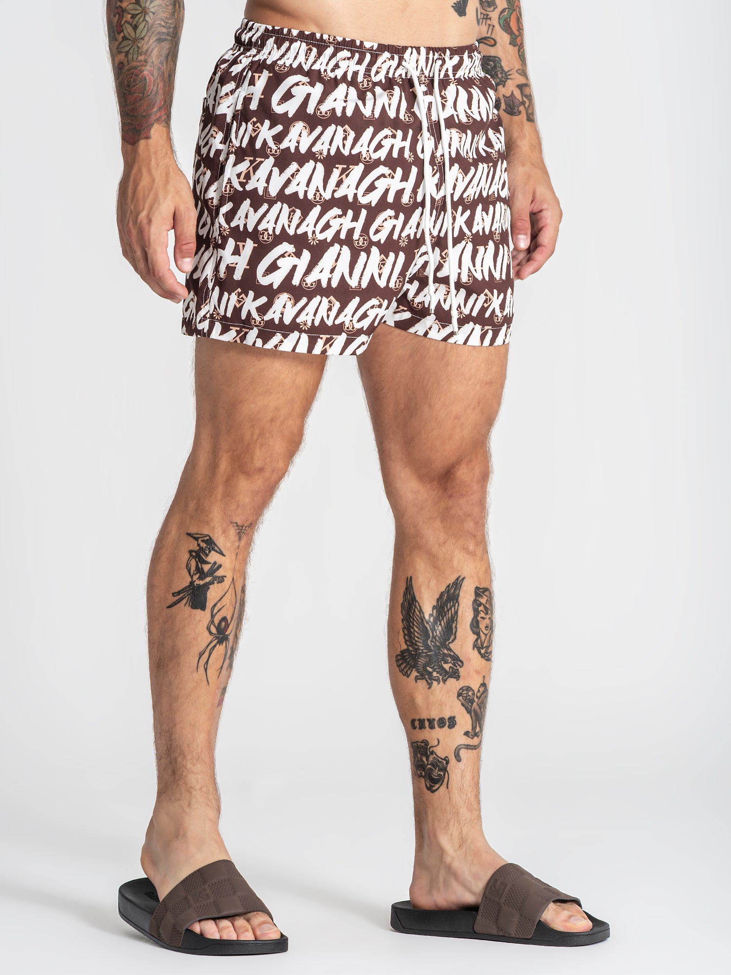 swimshorts / White Rebel Swimshorts