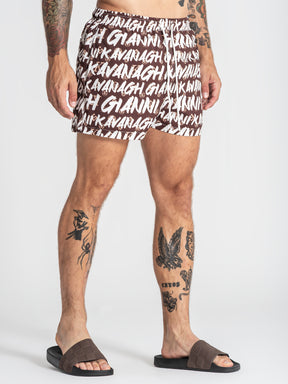 swimshorts / White Rebel Swimshorts